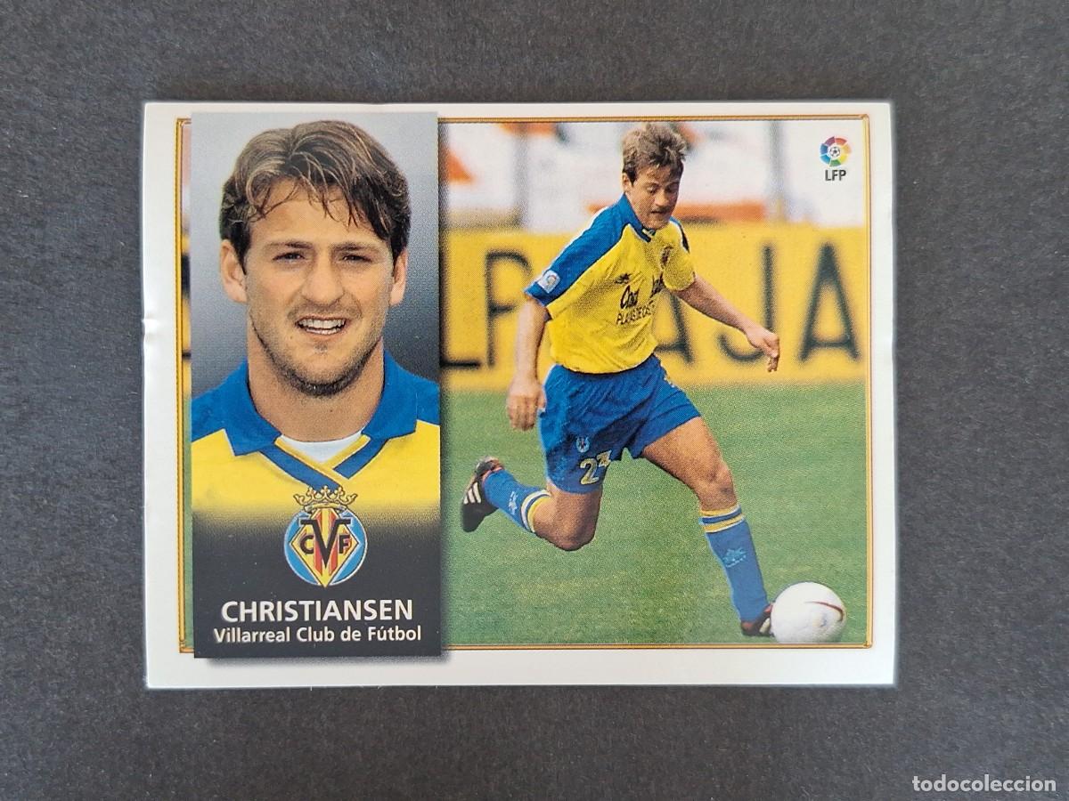 Cromos de f&uacute;tbol: L4 CHRISTIANSEN VILLARREAL C. F. LIGA ESTE 1998 1999 98 99 NUNCA PEGADO SIN PEGAR