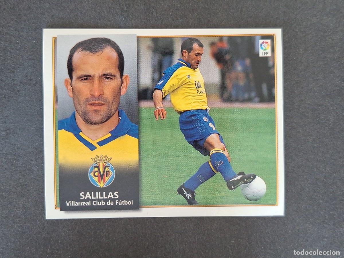 Cromos de f&uacute;tbol: L4 SALILLAS VILLARREAL C. F. LIGA ESTE 1998 1999 98 99 NUNCA PEGADO SIN PEGAR