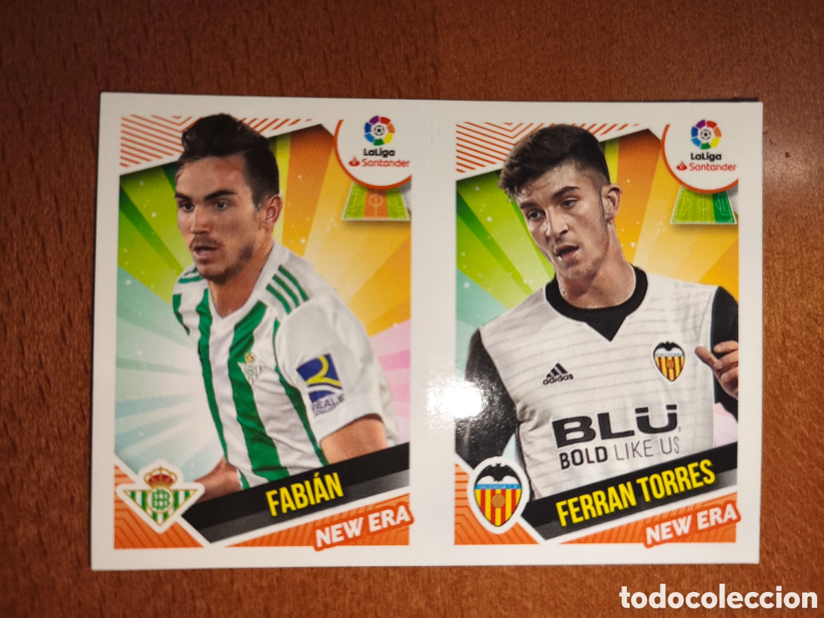 Cromos de f&uacute;tbol: New Era n&deg;5 Fabi&aacute;n/Ferran Torres liga este 18/19