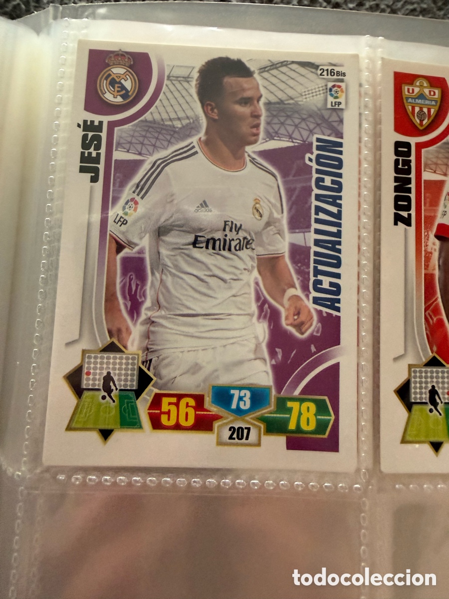 Cromos de f&uacute;tbol: Adrenalyn XL 2013-14. JES&Eacute; ( Real Madrid). ACTUALIZACI&Oacute;N