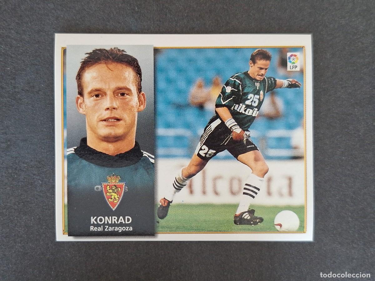 Cromos de f&uacute;tbol: L4 KONRAD REAL ZARAGOZA LIGA ESTE 1998 1999 98 99 NUNCA PEGADO SIN PEGAR