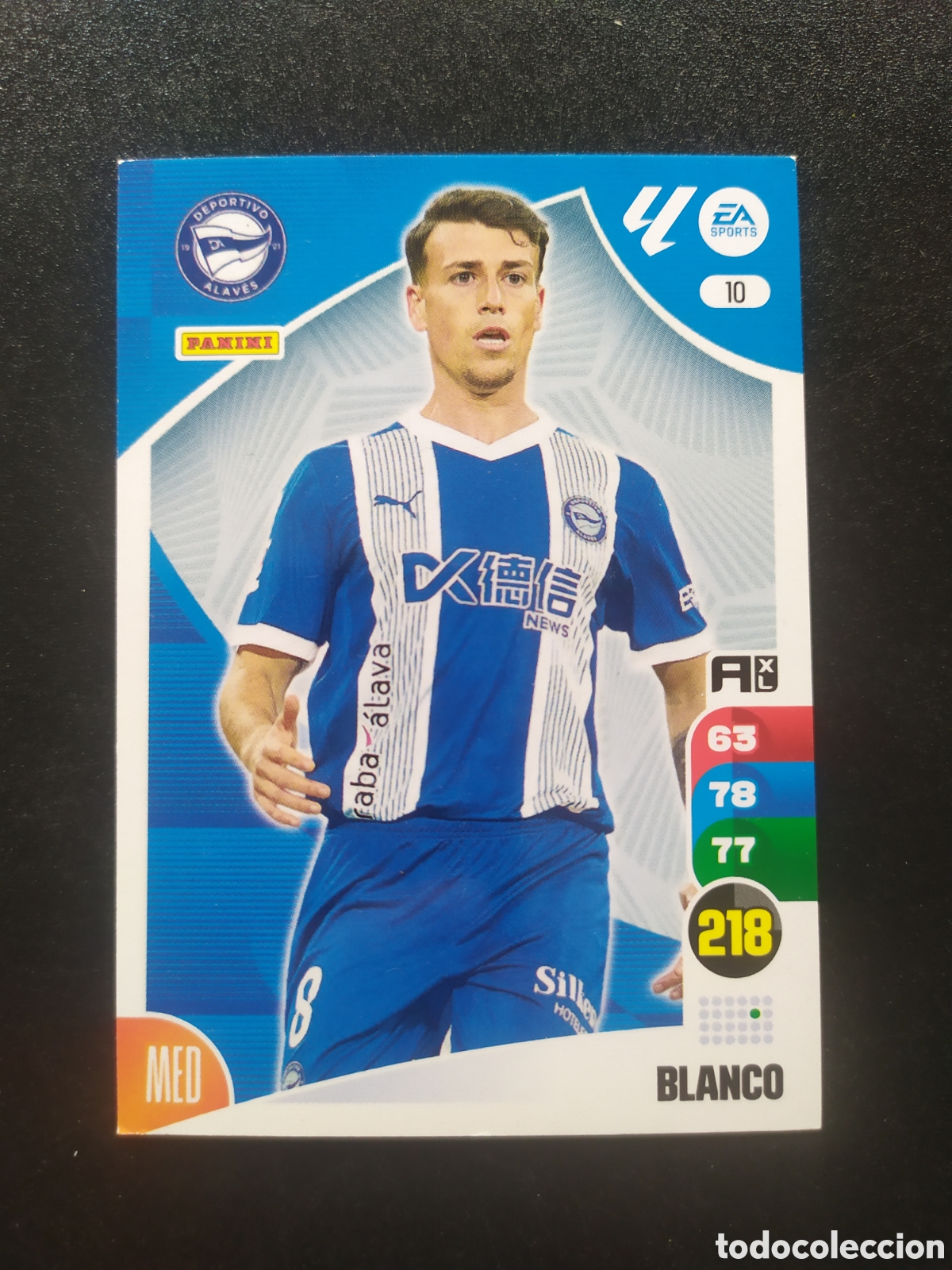 Cromos de f&uacute;tbol: Adrenalyn 2024 2025 24 25 panini Blanco n&deg; 10 Alaves