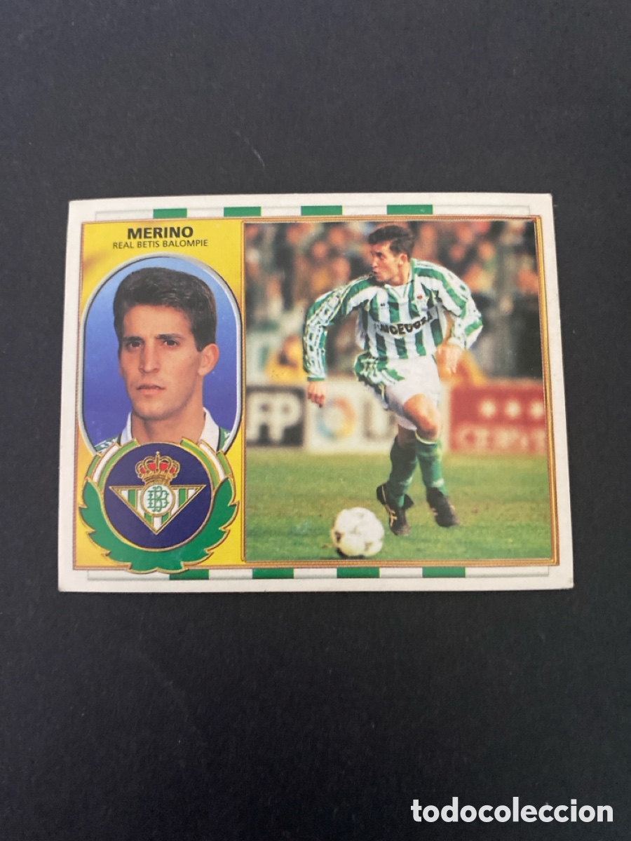Cromos de f&uacute;tbol: Cromo liga 96/97 R Betis nunca pegado
