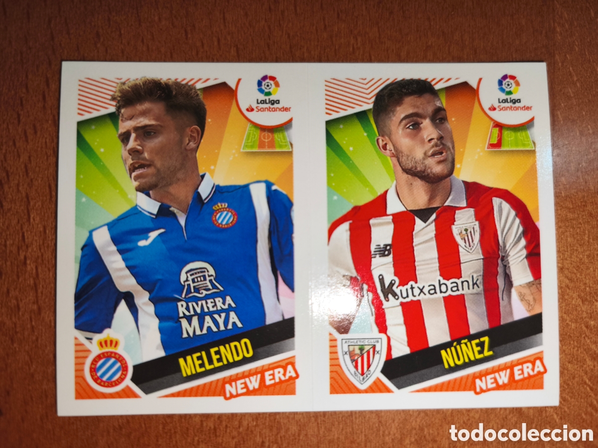 Cromos de f&uacute;tbol: New Era n&deg;11 Melendo/N&uacute;&ntilde;ez liga este 18/19