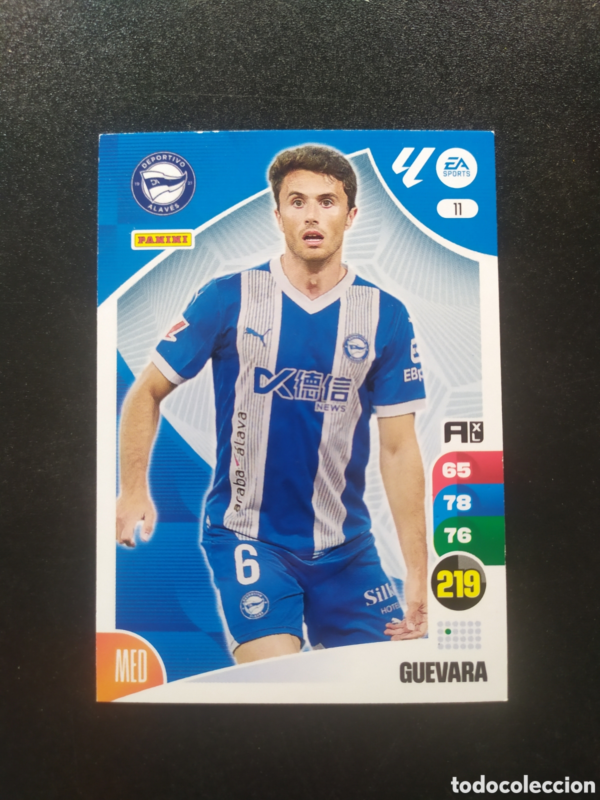 Cromos de f&uacute;tbol: Adrenalyn 2024 2025 24 25 panini Guevara n&deg; 11 Alaves
