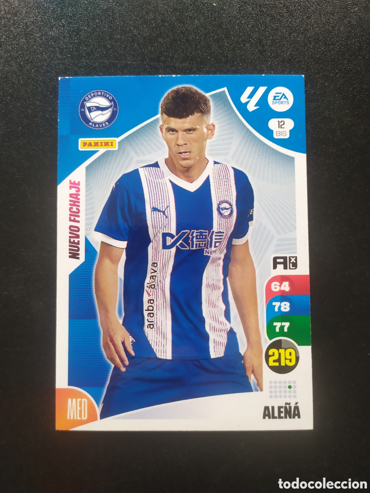 Cromos de f&uacute;tbol: Adrenalyn 2024 2025 24 25 panini Ale&ntilde;a nuevo fichaje n&deg; 12 bis Alaves