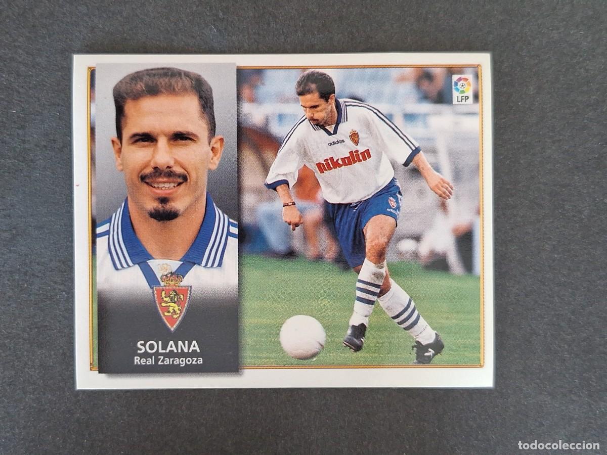 Cromos de f&uacute;tbol: L4 SOLANA REAL ZARAGOZA LIGA ESTE 1998 1999 98 99 NUNCA PEGADO SIN PEGAR