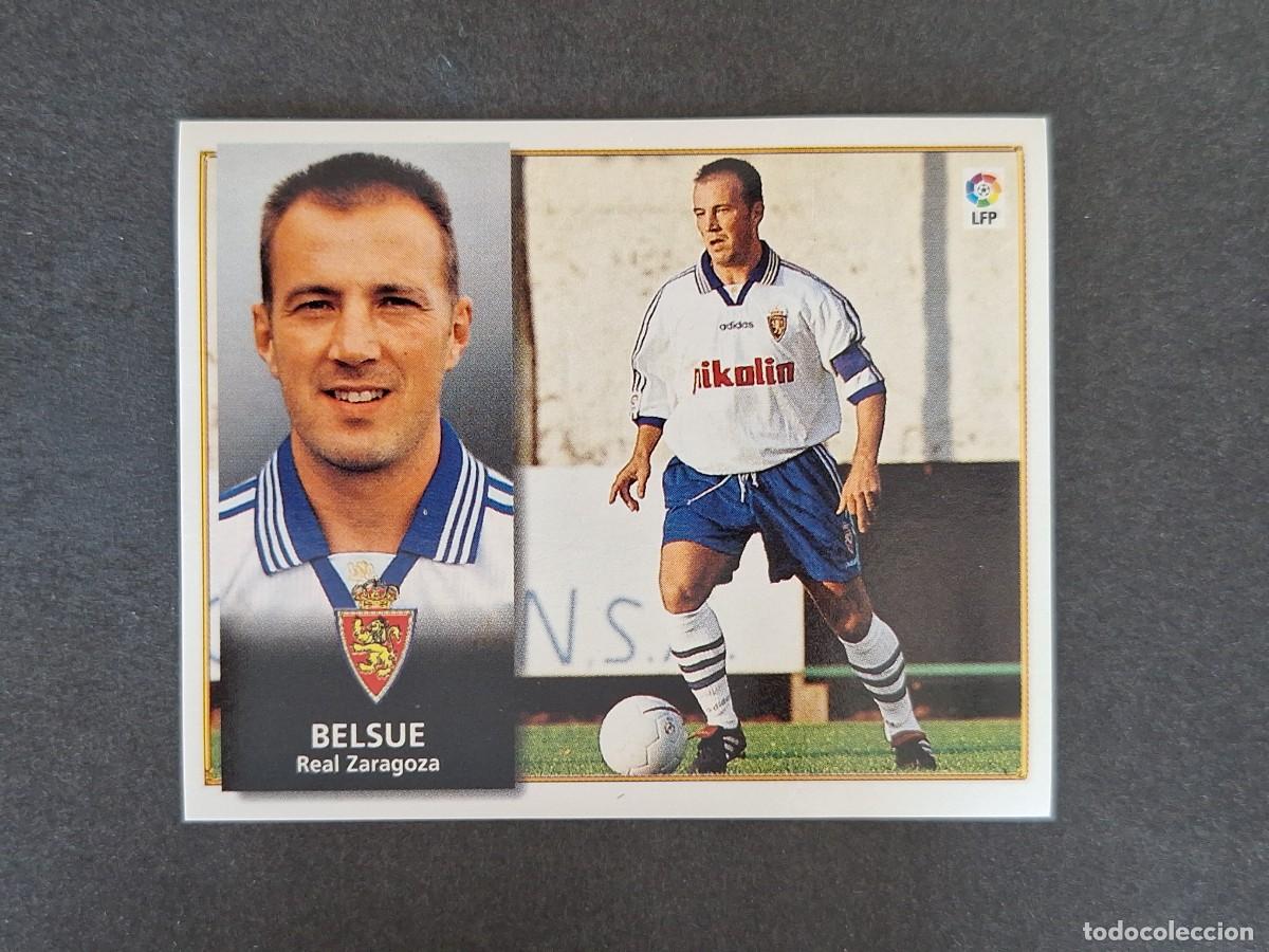 Cromos de f&uacute;tbol: L4 BELSUE REAL ZARAGOZA LIGA ESTE 1998 1999 98 99 NUNCA PEGADO SIN PEGAR