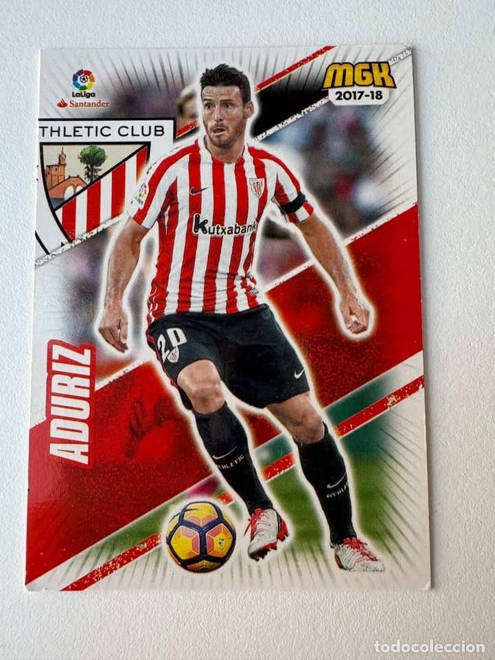 Cromos de f&uacute;tbol: Carta Aduriz Athletic Club de Bilbao 45 Megacracks 2017-18