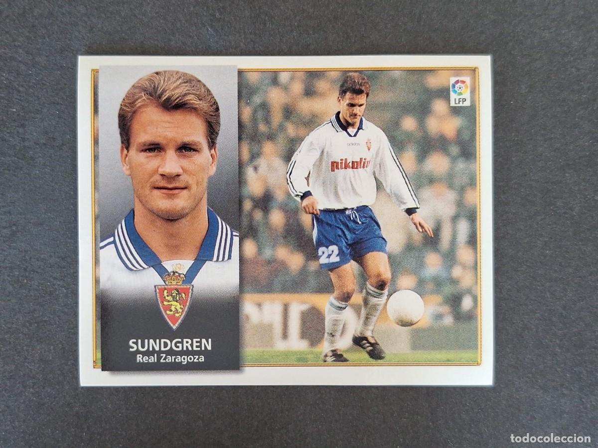 Cromos de f&uacute;tbol: L4 SUNDGREN REAL ZARAGOZA LIGA ESTE 1998 1999 98 99 NUNCA PEGADO SIN PEGAR