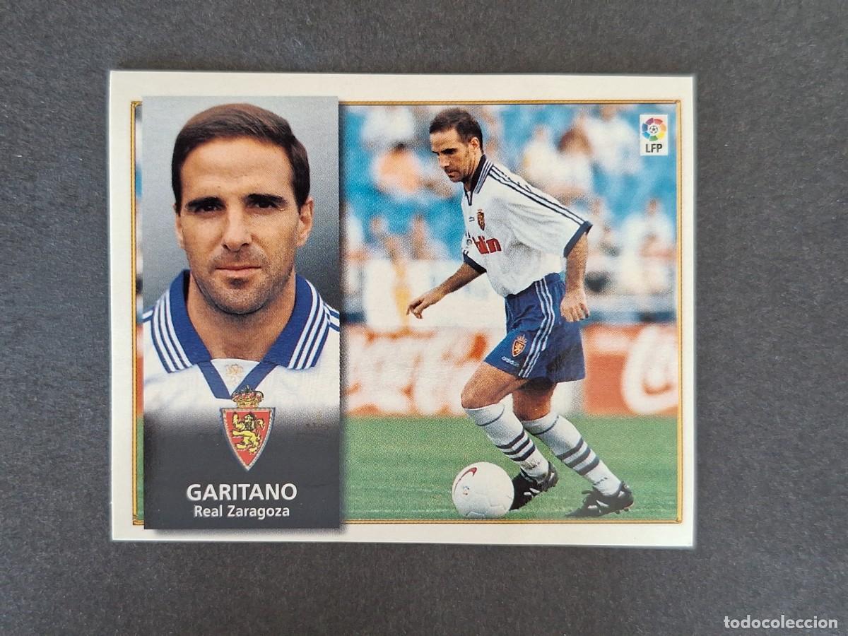 Cromos de f&uacute;tbol: L4 GARITANO REAL ZARAGOZA LIGA ESTE 1998 1999 98 99 NUNCA PEGADO SIN PEGAR