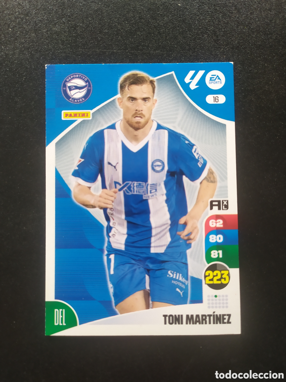 Cromos de f&uacute;tbol: Adrenalyn 2024 2025 24 25 panini Toni Mart&iacute;nez n&deg; 16 Alaves