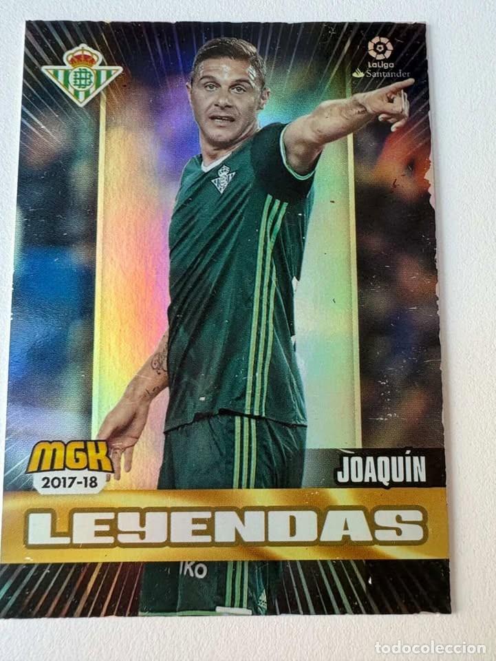 Cromos de f&uacute;tbol: Carta Joaqu&iacute;n Leyendas Betis 132 Megacracks 2017-18