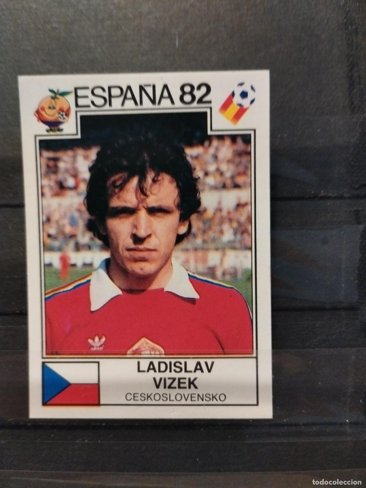 Cromos de f&uacute;tbol: MUNDIAL DE FUTBOL ESPA&Ntilde;A 82. PANINI. N&ordm; 269. LADISLAV VIZEK. CHECOSLOVAQUIA.