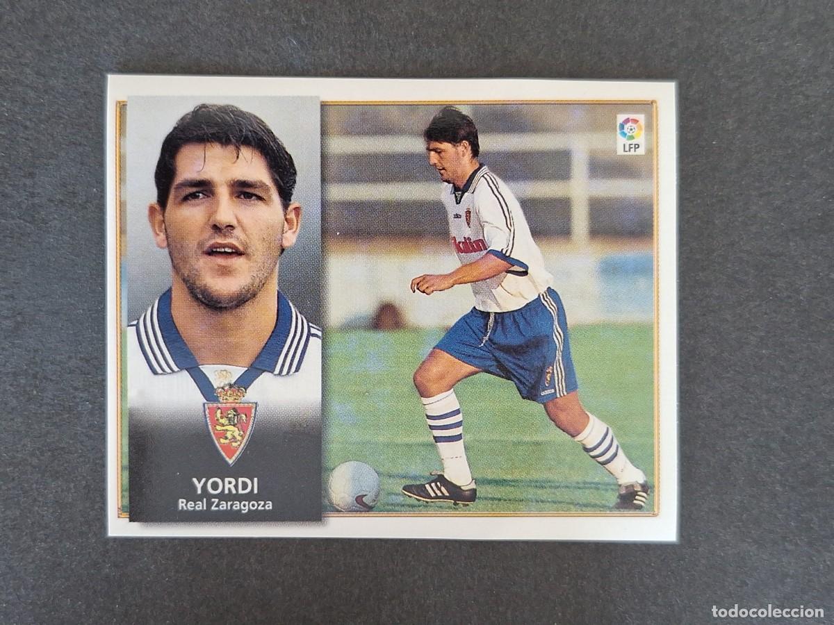 Cromos de f&uacute;tbol: L4 YORDI REAL ZARAGOZA LIGA ESTE 1998 1999 98 99 NUNCA PEGADO SIN PEGAR