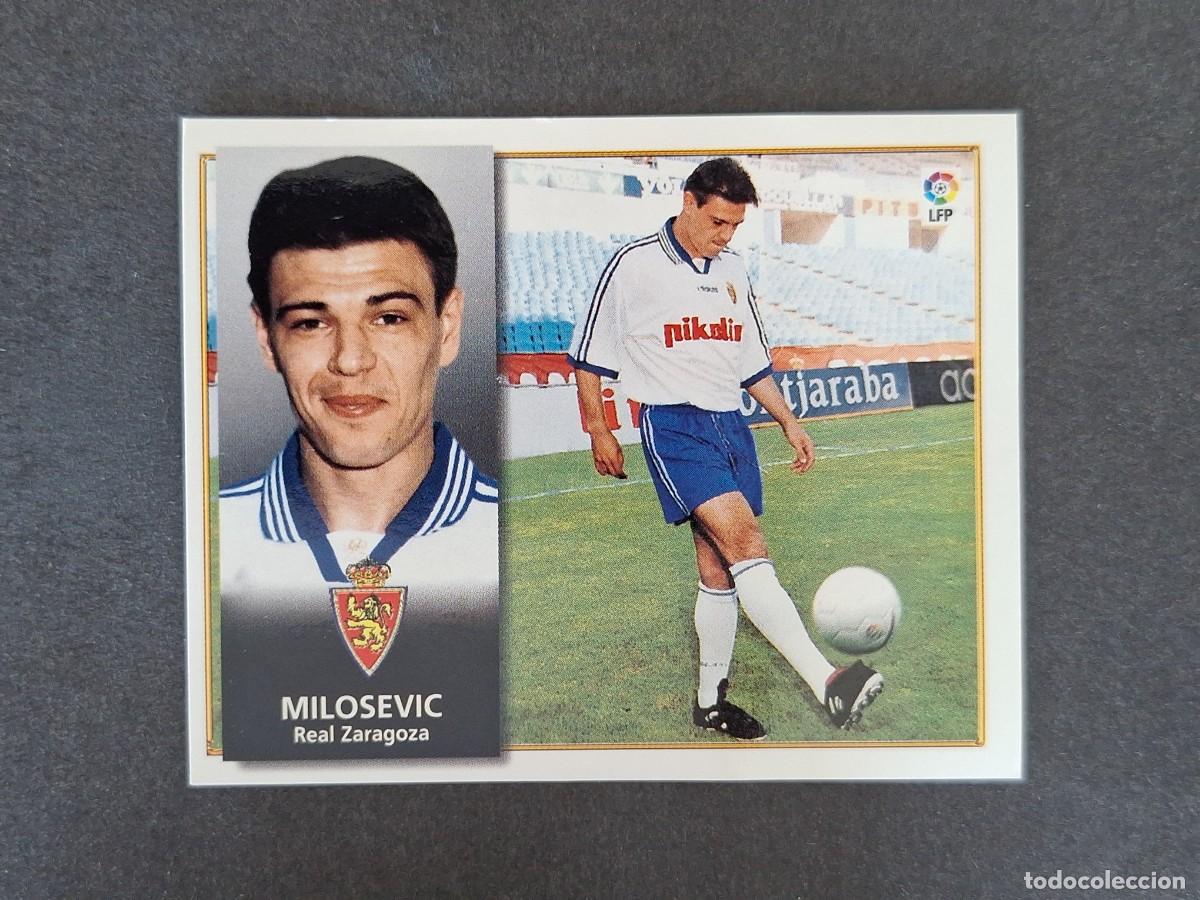 Cromos de f&uacute;tbol: L4 MILOSEVIC REAL ZARAGOZA LIGA ESTE 1998 1999 98 99 NUNCA PEGADO SIN PEGAR
