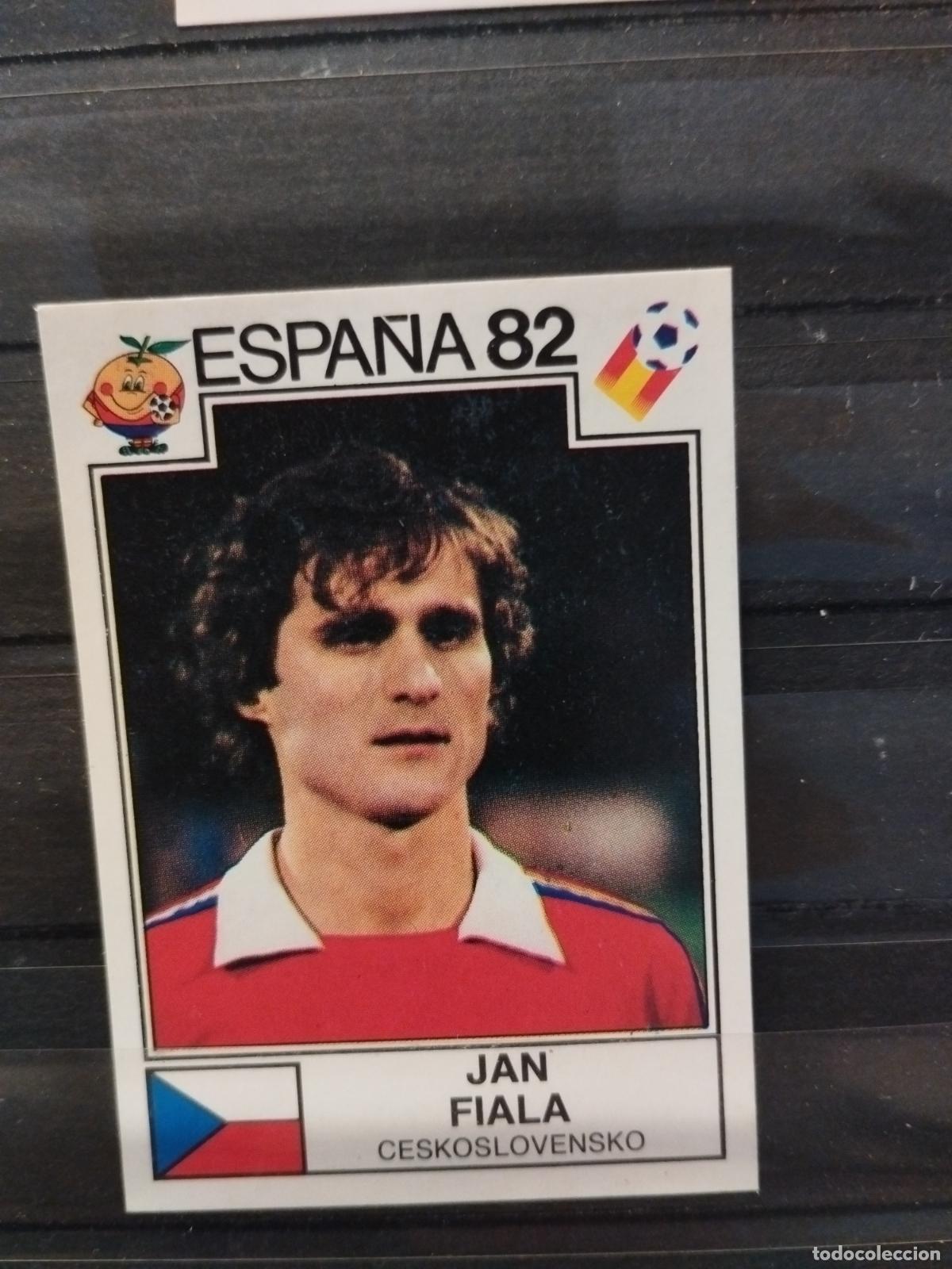 Cromos de f&uacute;tbol: MUNDIAL DE FUTBOL ESPA&Ntilde;A 82. PANINI. N&ordm; 260. JAN FIALA. CHECOSLOVAQUIA.