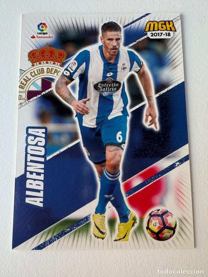 Cromos de f&uacute;tbol: Carta Albentosa Deportivo de La Coru&ntilde;a 169 Megacracks 2017-18