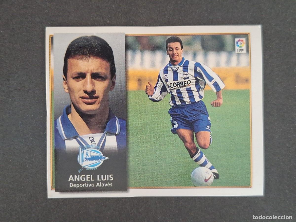 Cromos de f&uacute;tbol: L4 ANGEL LUIS DEPORTIVO ALAVES BAJA LIGA ESTE 1998 1999 98 99 NUNCA PEGADO SIN PEGAR