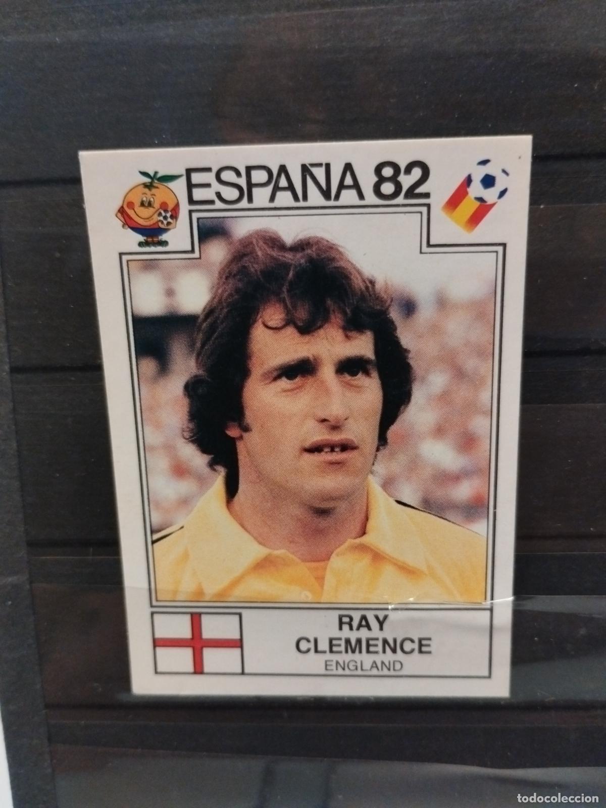 Cromos de f&uacute;tbol: MUNDIAL DE FUTBOL ESPA&Ntilde;A 82. PANINI. N&ordm; 255. RAY CLEMENTE. INGLATERRA.