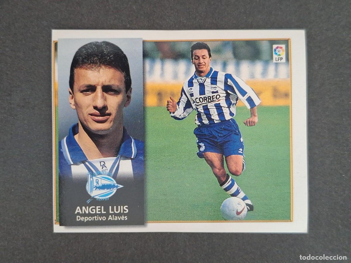 Cromos de f&uacute;tbol: L4 ANGEL LUIS DEPORTIVO ALAVES BAJA LIGA ESTE 1998 1999 98 99 NUNCA PEGADO SIN PEGAR