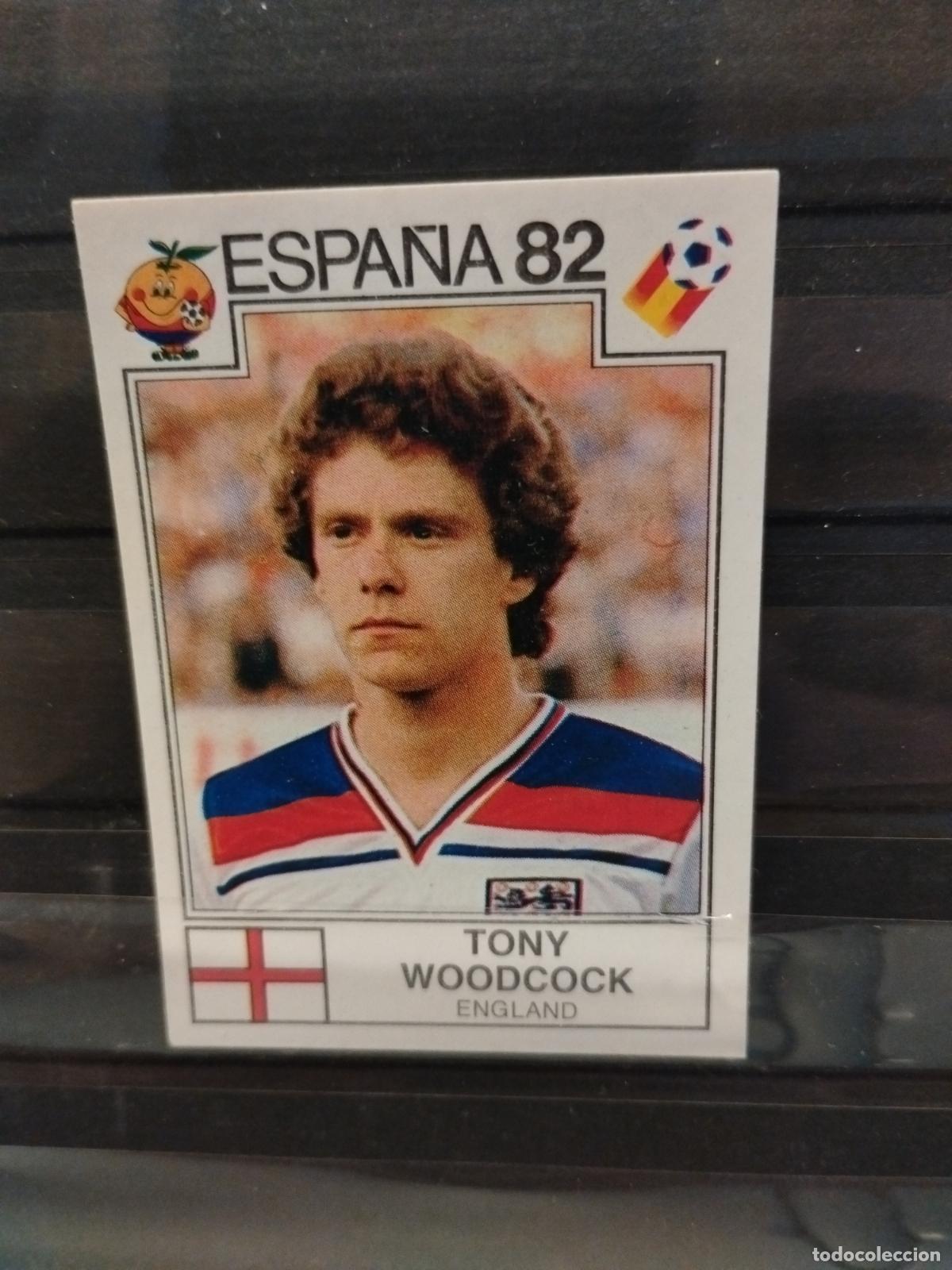 Cromos de f&uacute;tbol: MUNDIAL DE FUTBOL ESPA&Ntilde;A 82. PANINI. N&ordm; 254. TONY WOODCOCK. INGLATERRA.