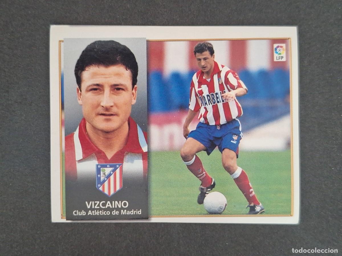 Cromos de f&uacute;tbol: L4 VIZCAINO ATLETICO DE MADRID BAJA LIGA ESTE 1998 1999 98 99 NUNCA PEGADO SIN PEGAR
