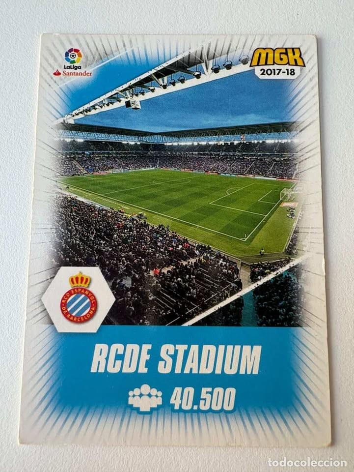 Cromos de f&uacute;tbol: Carta RCDE Stadium Espanyol 238 Megacracks 2017-18