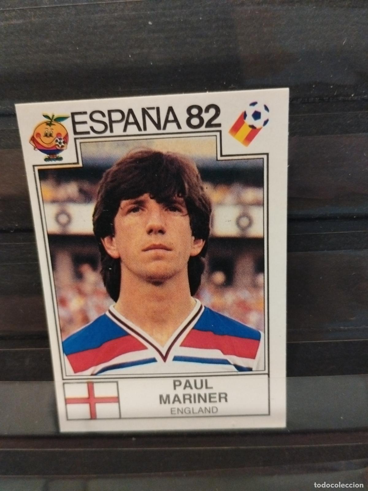 Cromos de f&uacute;tbol: MUNDIAL DE FUTBOL ESPA&Ntilde;A 82. PANINI. N&ordm; 252. PAUL MARINER. INGLATERRA.