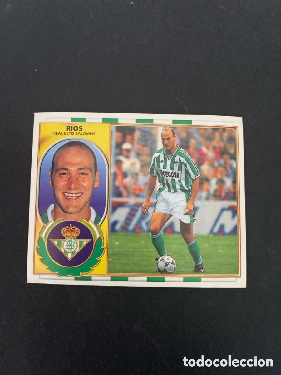 Cromos de f&uacute;tbol: Cromo liga 96/97 R Betis nunca pegado
