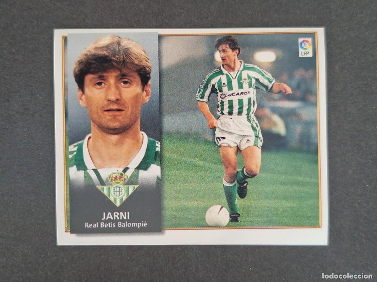 Cromos de f&uacute;tbol: L4 JARNI REAL BETIS BALOMPIE BAJA LIGA ESTE 1998 1999 98 99 NUNCA PEGADO SIN PEGAR