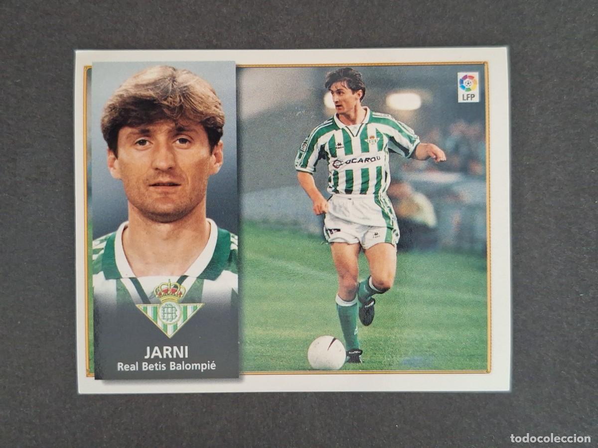 Cromos de f&uacute;tbol: L4 JARNI REAL BETIS BALOMPIE BAJA LIGA ESTE 1998 1999 98 99 NUNCA PEGADO SIN PEGAR