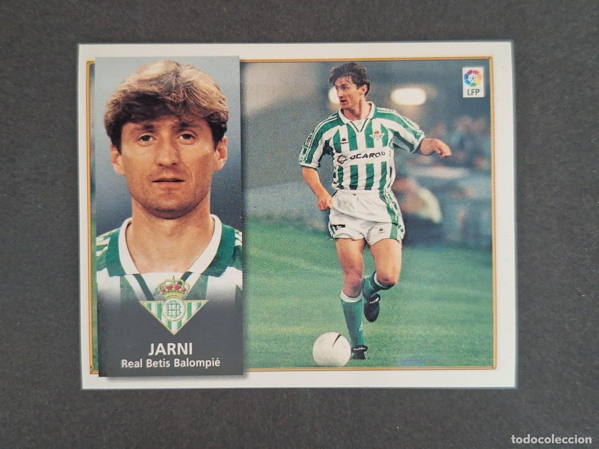 Cromos de f&uacute;tbol: L4 JARNI REAL BETIS BALOMPIE BAJA LIGA ESTE 1998 1999 98 99 NUNCA PEGADO SIN PEGAR