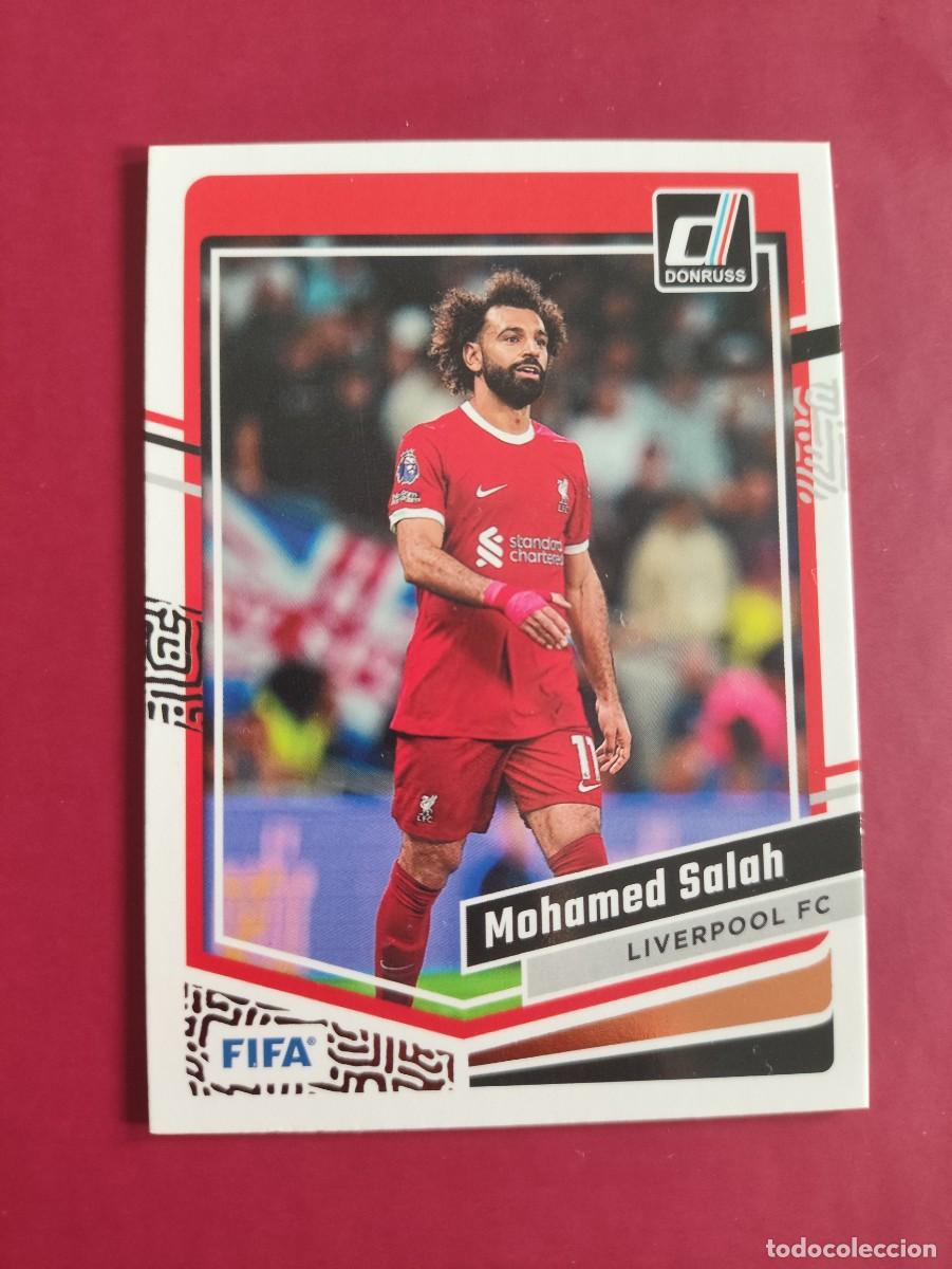 Cromos de f&uacute;tbol: 81 MOHAMED SALAH LIVERPOOL DONRUSS PANINI FIFA 2023-24