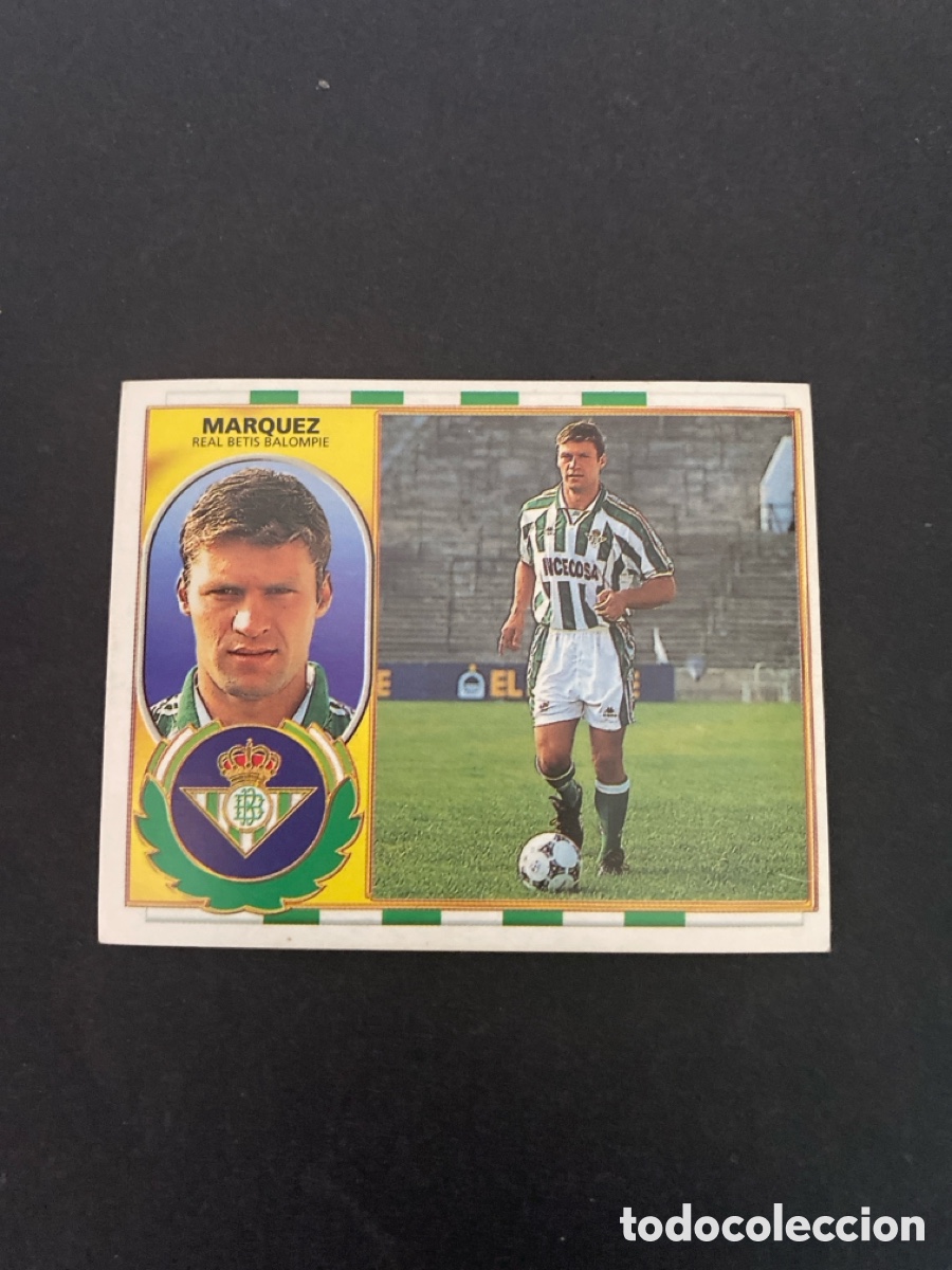 Cromos de f&uacute;tbol: Cromo liga 96/97 R Betis nunca pegado