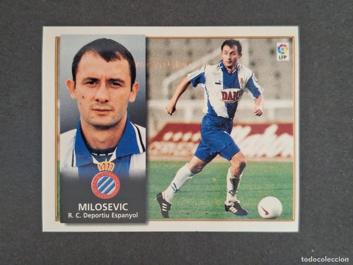 Cromos de f&uacute;tbol: L4 MILOSEVIC R. C. D. ESPA&Ntilde;OL BAJA LIGA ESTE 1998 1999 98 99 NUNCA PEGADO SIN PEGAR