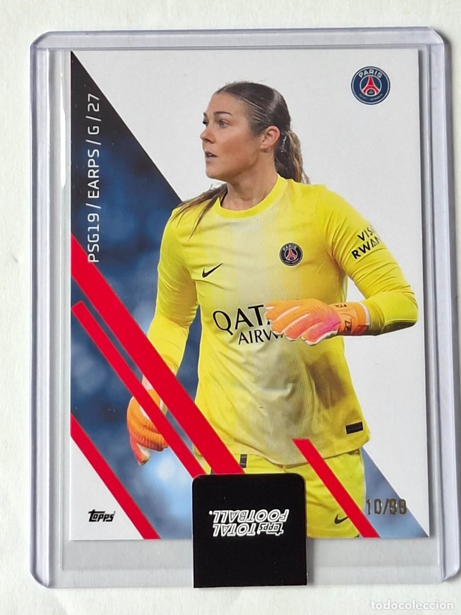Cromos de f&uacute;tbol: Numerada 10/99 Base #PSG19 MARY EARPS (PSG Women) TOPPS Total Football 2025-26 TopLoader Precintado