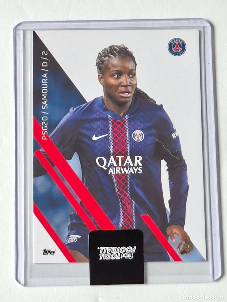 Cromos de f&uacute;tbol: Numerada 7/99 Base #PSG20 THINIBA SAMOURA (PSG Women) - TOPPS Total Football 2025-26 TopLoader Prec