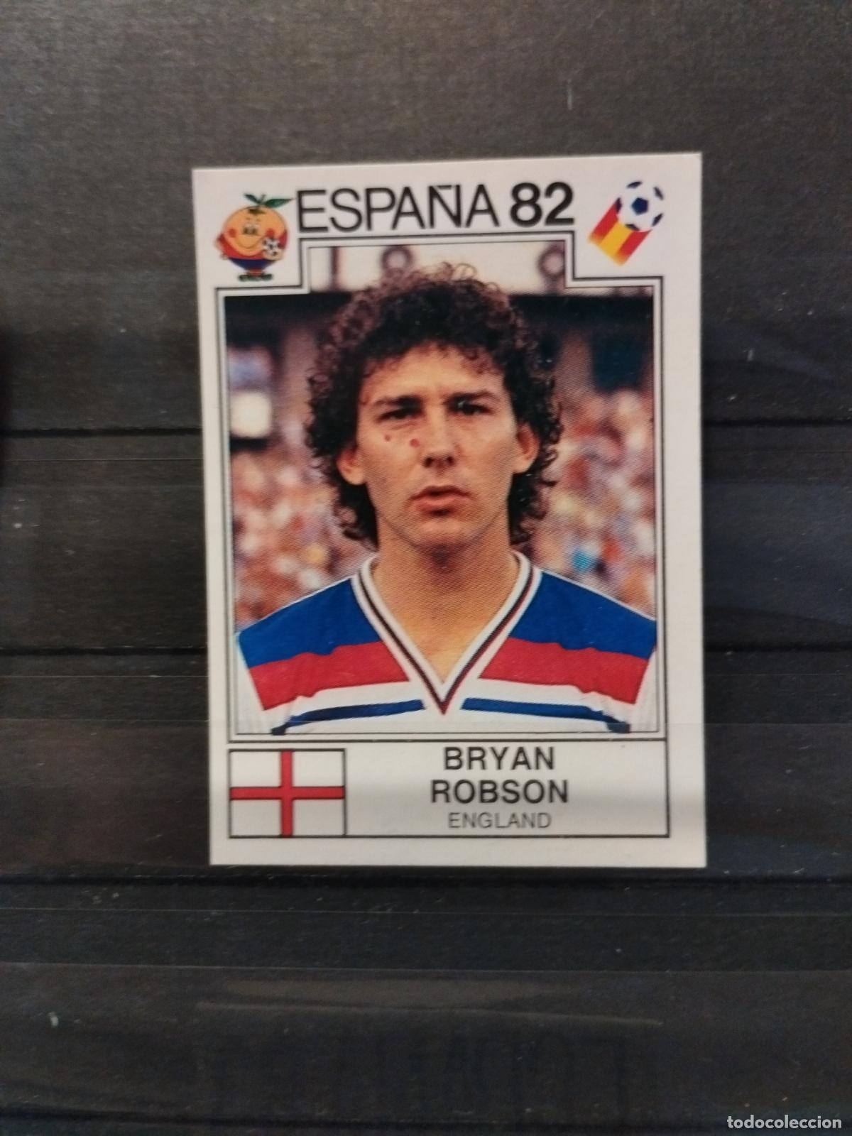 Cromos de f&uacute;tbol: MUNDIAL DE FUTBOL ESPA&Ntilde;A 82. PANINI. N&ordm; 246. BRYAN ROBSON. INGLATERRA.