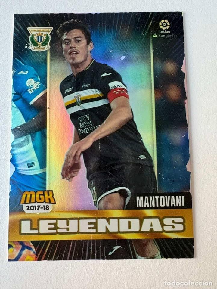 Cromos de f&uacute;tbol: Carta Mantovani Legan&eacute;s Leyendas 348 Megacracks 2017-18