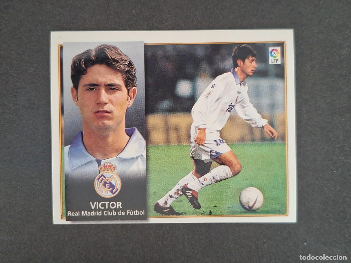 Cromos de f&uacute;tbol: L4 VICTOR REAL MADRID BAJA LIGA ESTE 1998 1999 98 99 NUNCA PEGADO SIN PEGAR