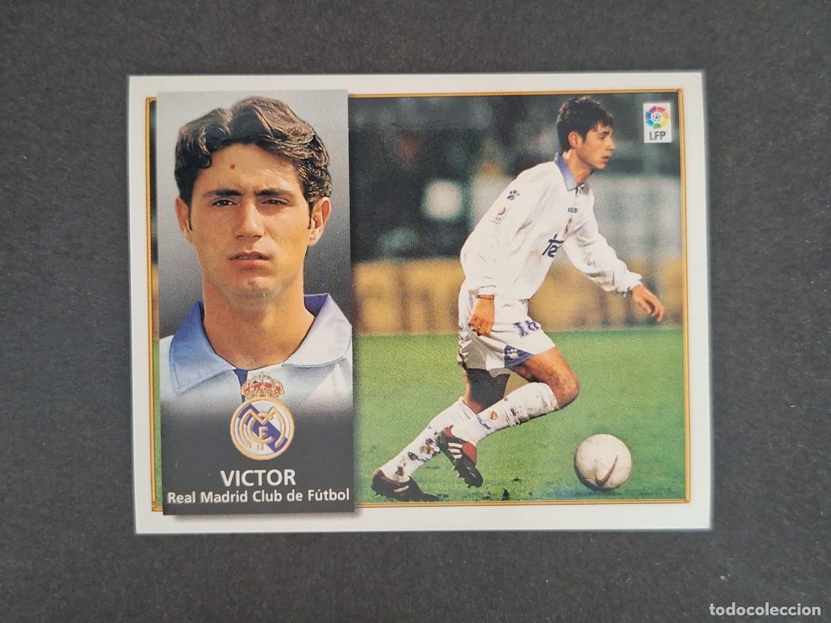 Cromos de f&uacute;tbol: L4 VICTOR REAL MADRID BAJA LIGA ESTE 1998 1999 98 99 NUNCA PEGADO SIN PEGAR