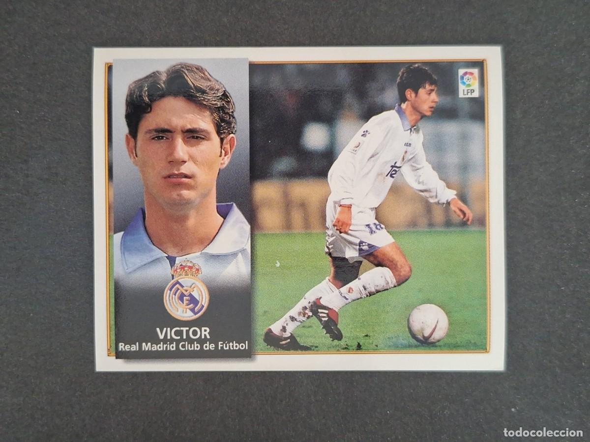 Cromos de f&uacute;tbol: L4 VICTOR REAL MADRID BAJA LIGA ESTE 1998 1999 98 99 NUNCA PEGADO SIN PEGAR