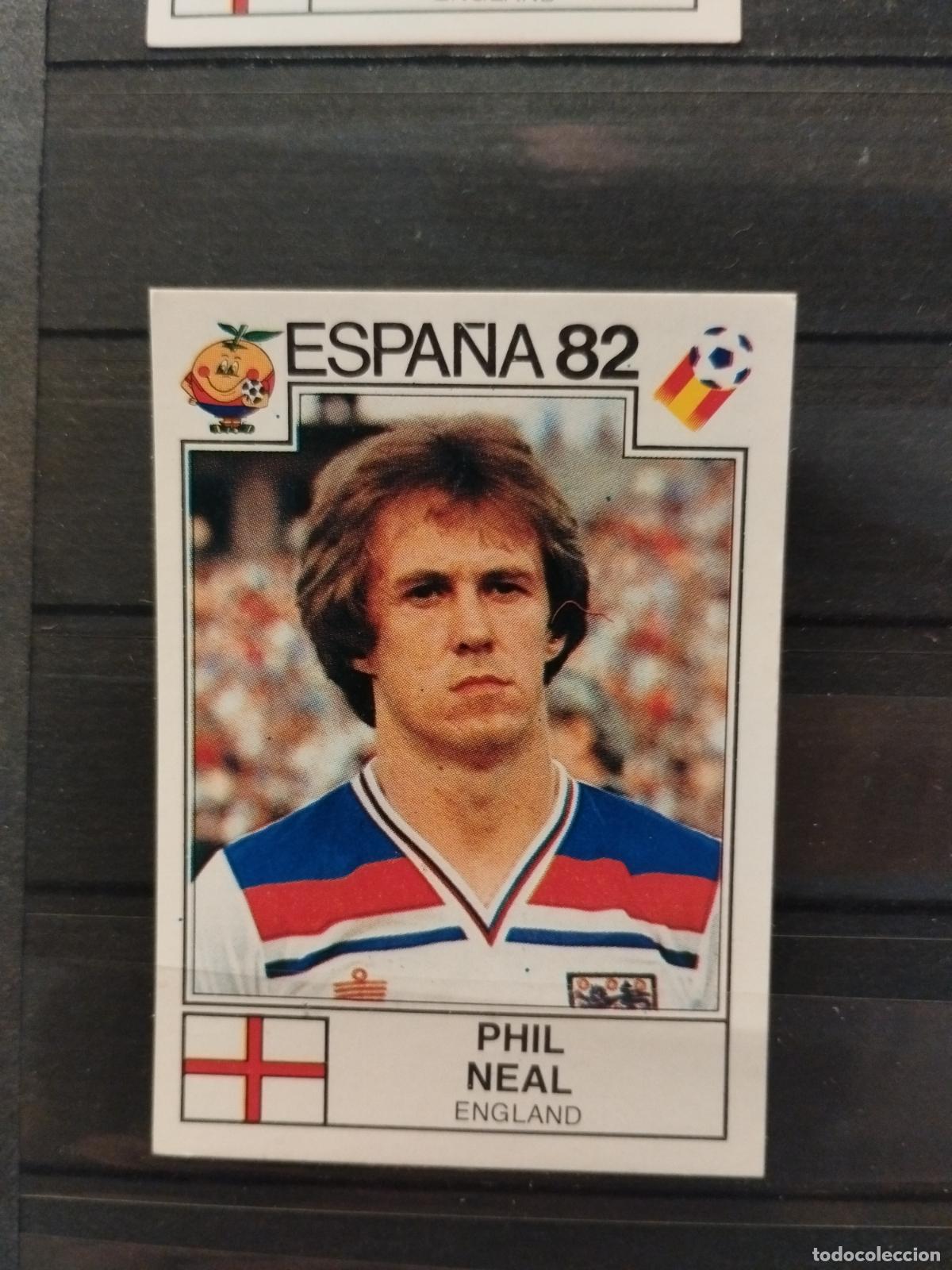 Cromos de f&uacute;tbol: MUNDIAL DE FUTBOL ESPA&Ntilde;A 82. PANINI. N&ordm; 241.PHIL NEAL. INGLATERRA.