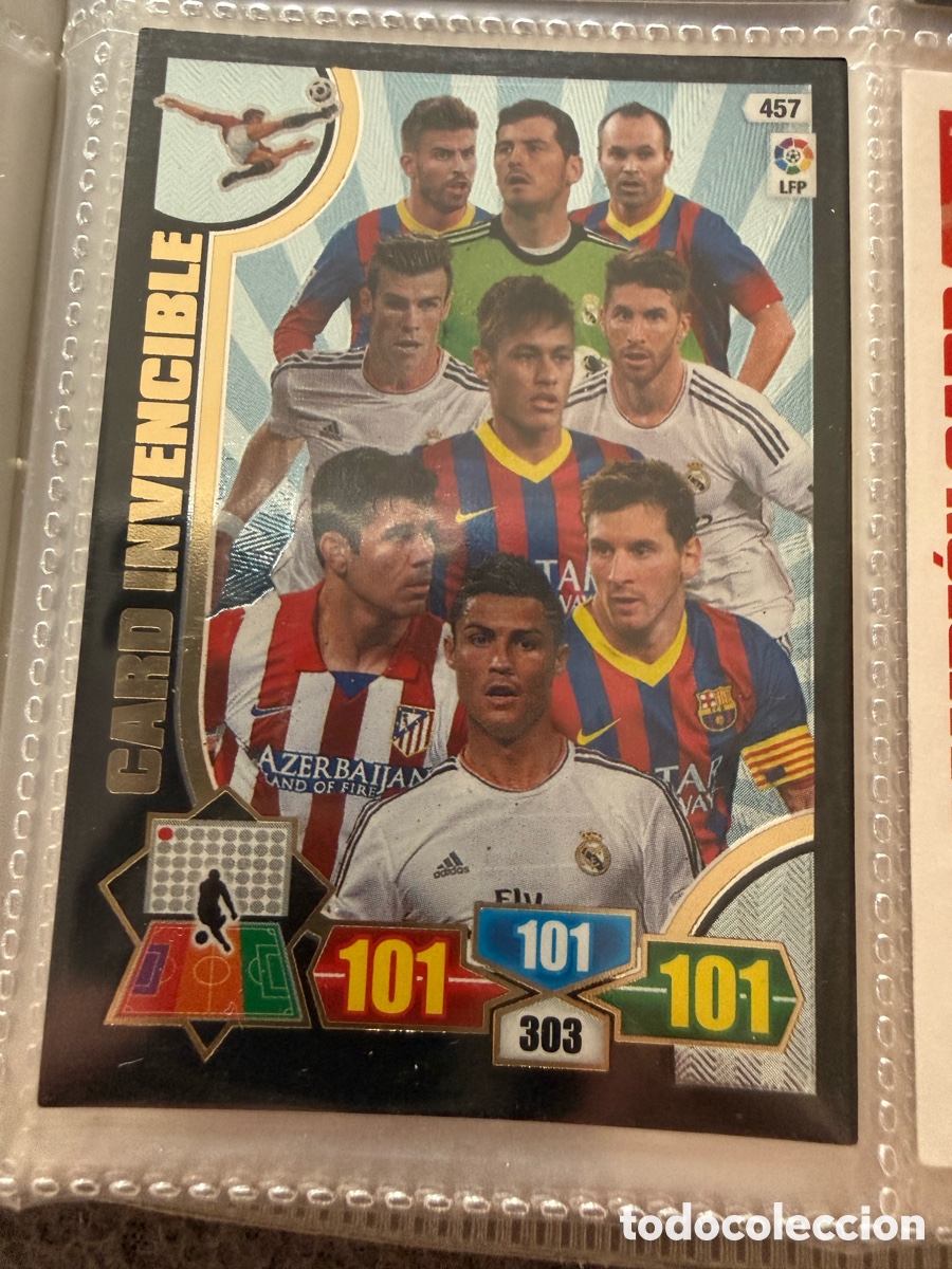 Cromos de f&uacute;tbol: Adrenalyn XL 2013-14. CARD INVENCIBLE
