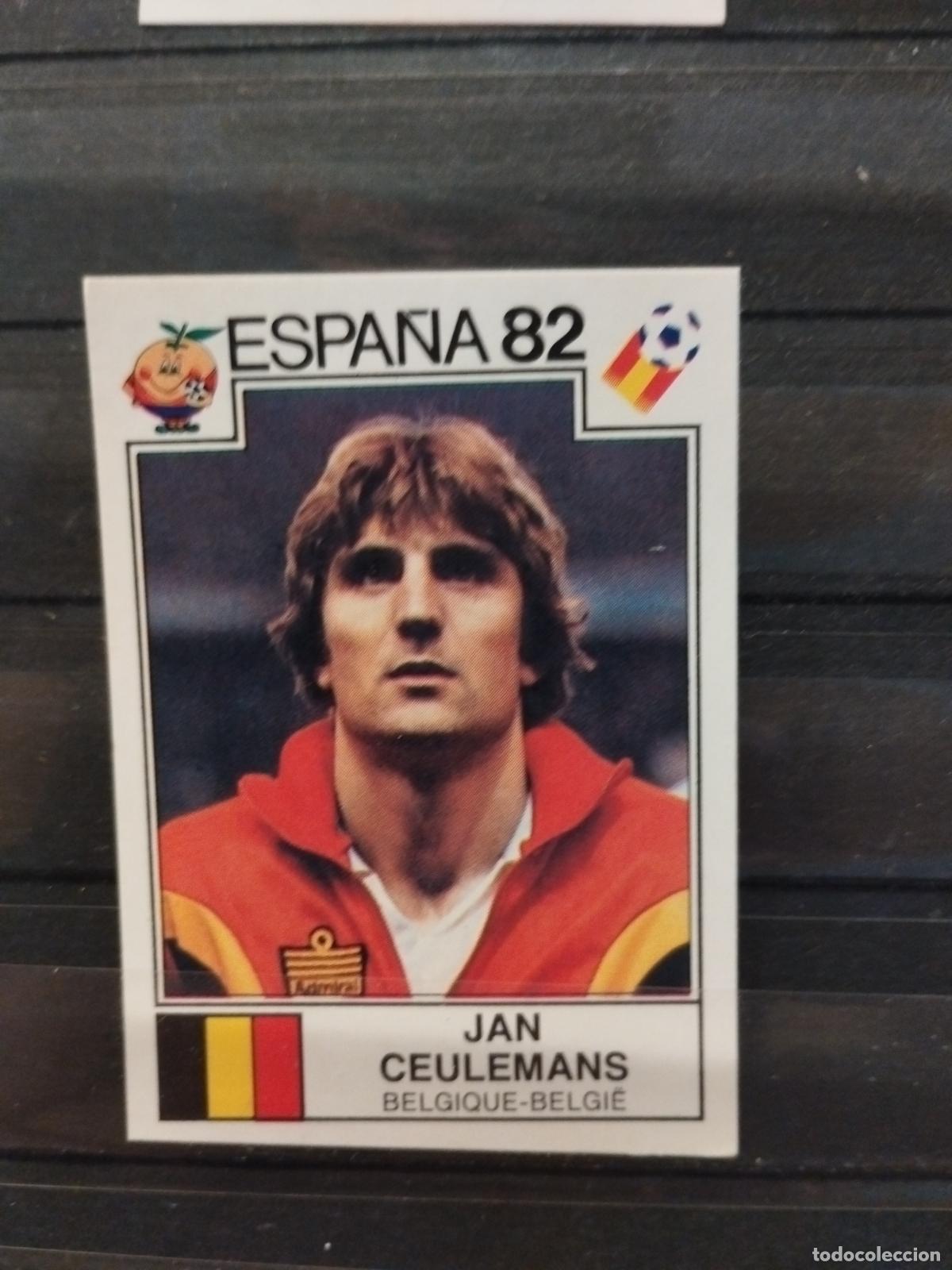 Cromos de f&uacute;tbol: MUNDIAL DE FUTBOL ESPA&Ntilde;A 82. PANINI. N&ordm; 215. JAN CEULEMANS. BELGICA.