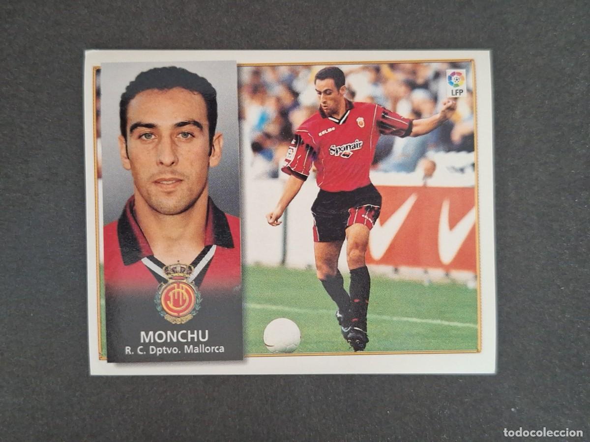Cromos de f&uacute;tbol: L4 MONCHU R. C. D. MALLORCA BAJA LIGA ESTE 1998 1999 98 99 NUNCA PEGADO SIN PEGAR