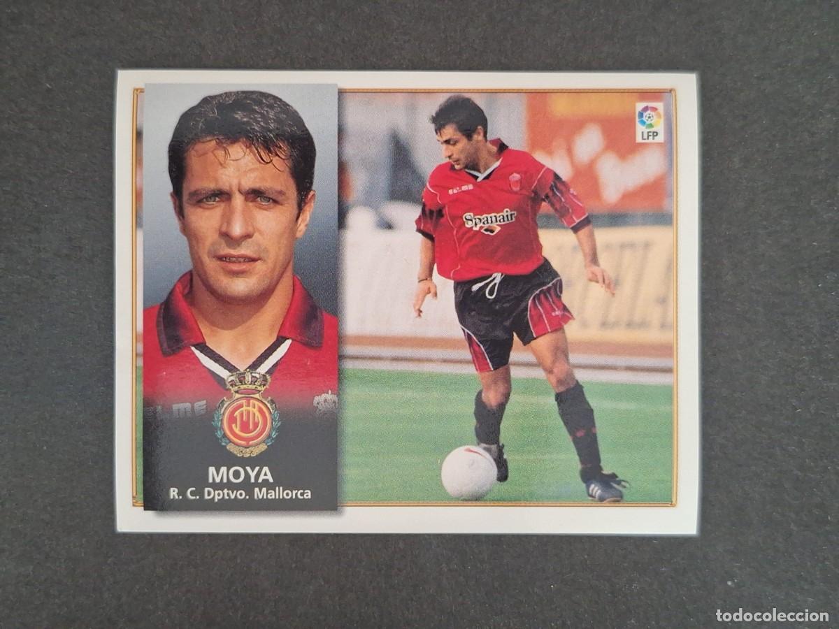 Cromos de f&uacute;tbol: L4 MOYA R. C. D. MALLORCA BAJA LIGA ESTE 1998 1999 98 99 NUNCA PEGADO SIN PEGAR