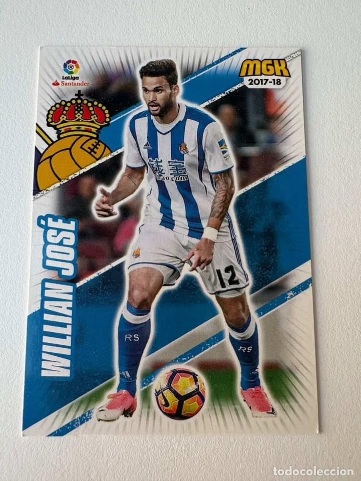 Cromos de f&uacute;tbol: Carta William Jos&eacute; Real Sociedad 449 Megacracks 2017-18