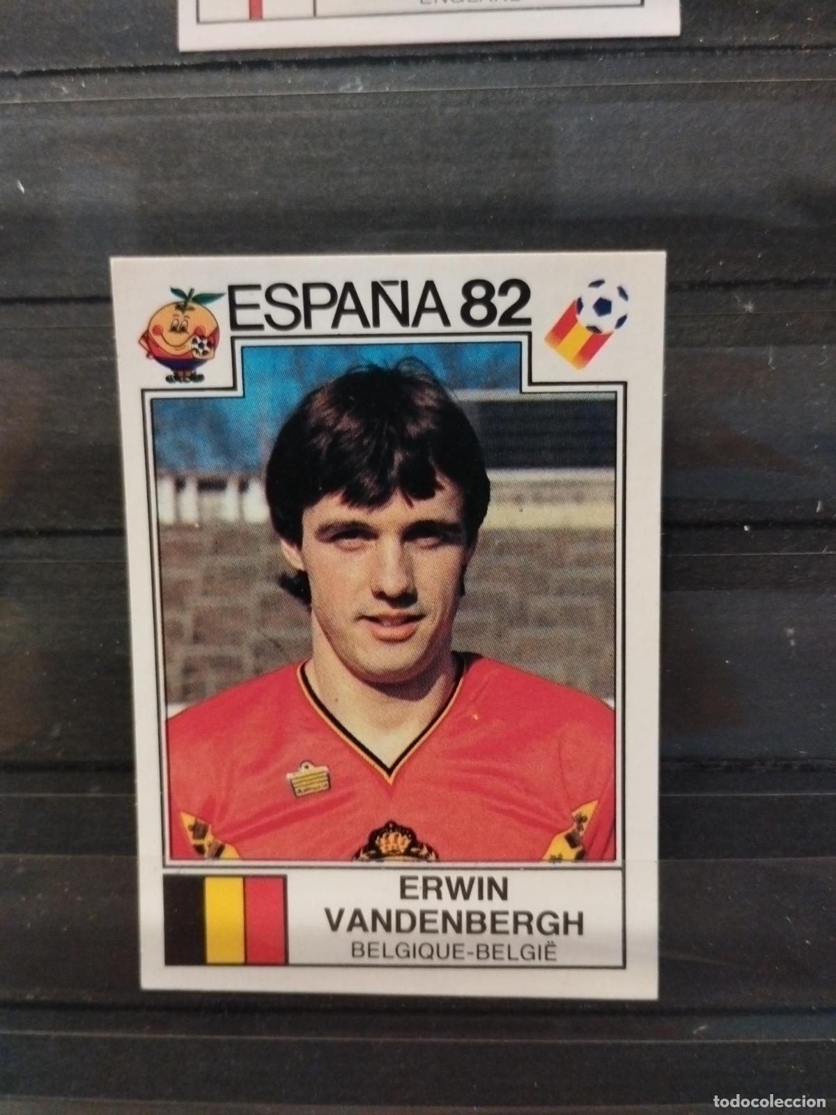Cromos de f&uacute;tbol: MUNDIAL DE FUTBOL ESPA&Ntilde;A 82. PANINI. N&ordm; 214. ERWIN VANDENBERGH. BELGICA.